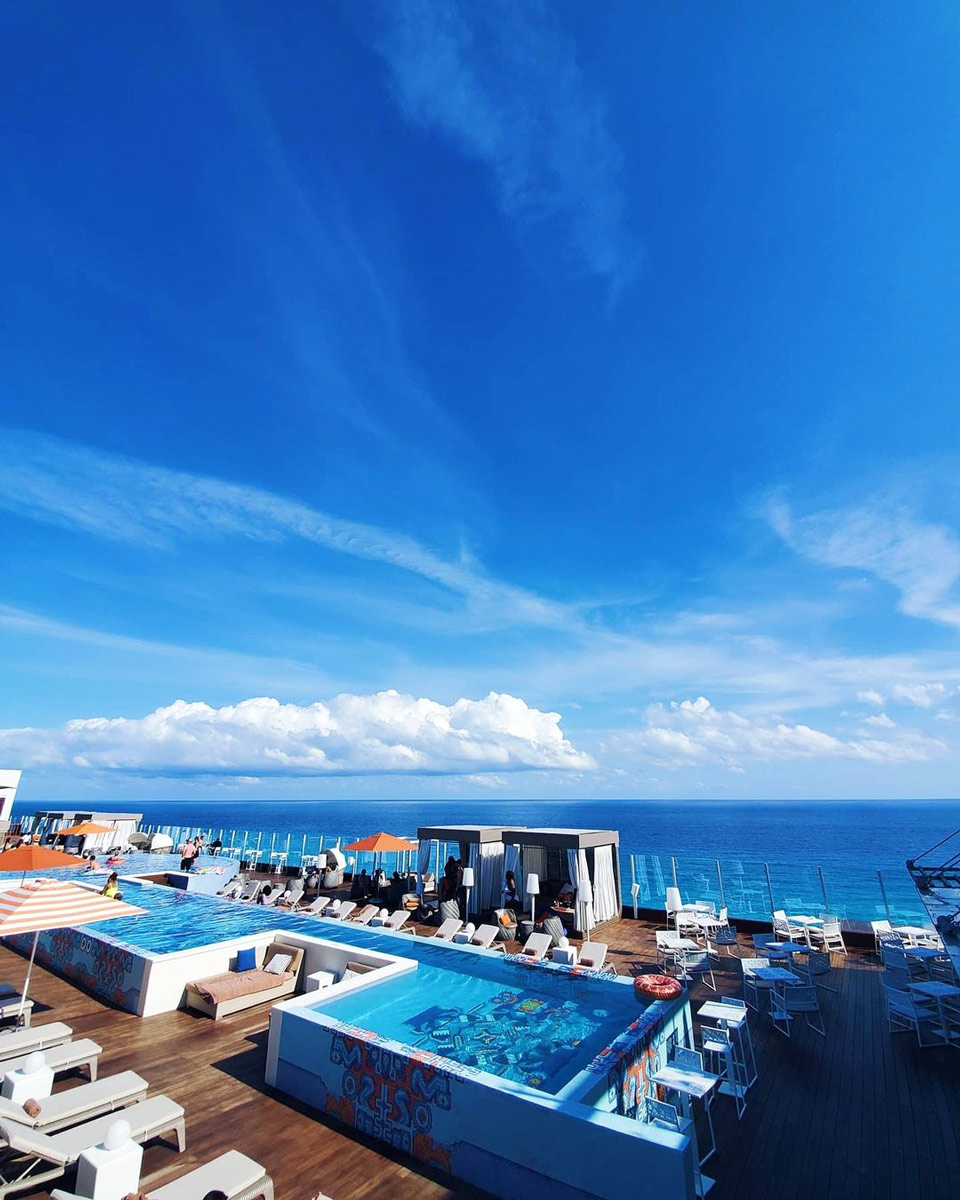 Swimming pool at Royalton CHIC Cancun, Mexico