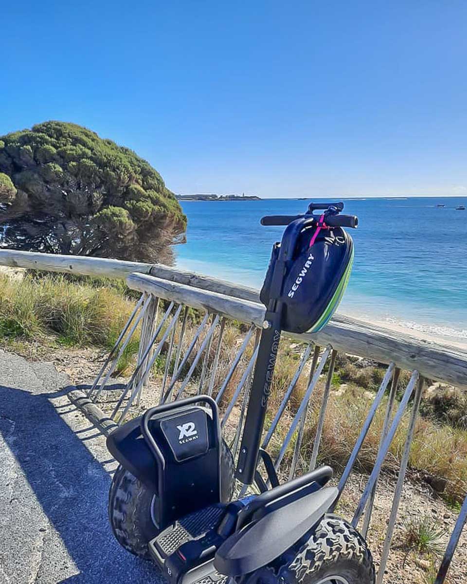 A segway tour on Rottnest
