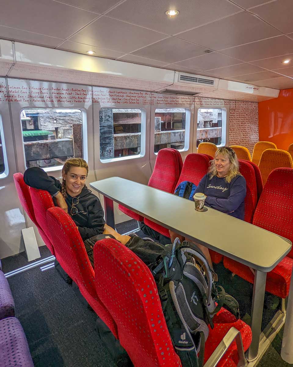 Bailey on the Rottnest Island Ferry