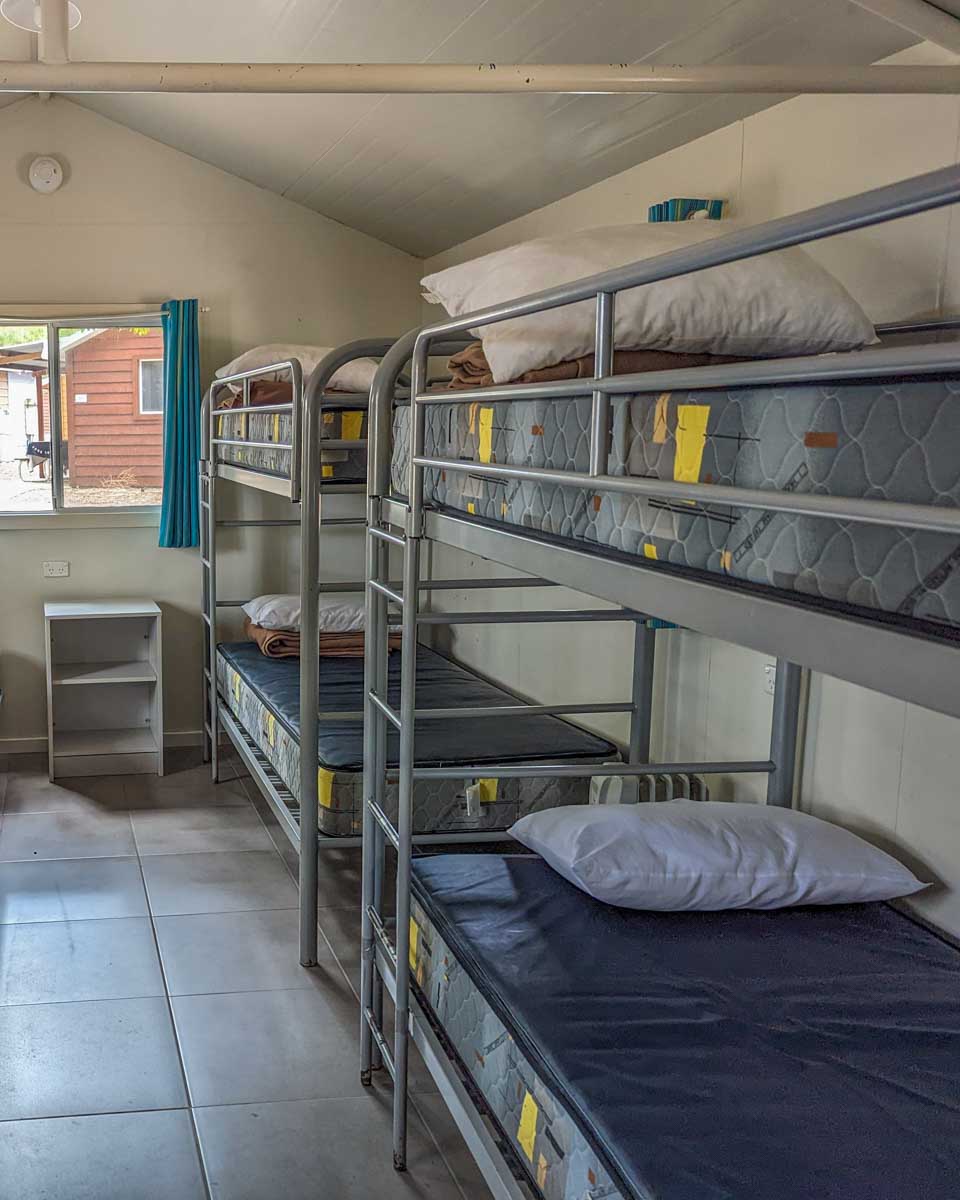 Inside of the The Caroline Thomson Cabins