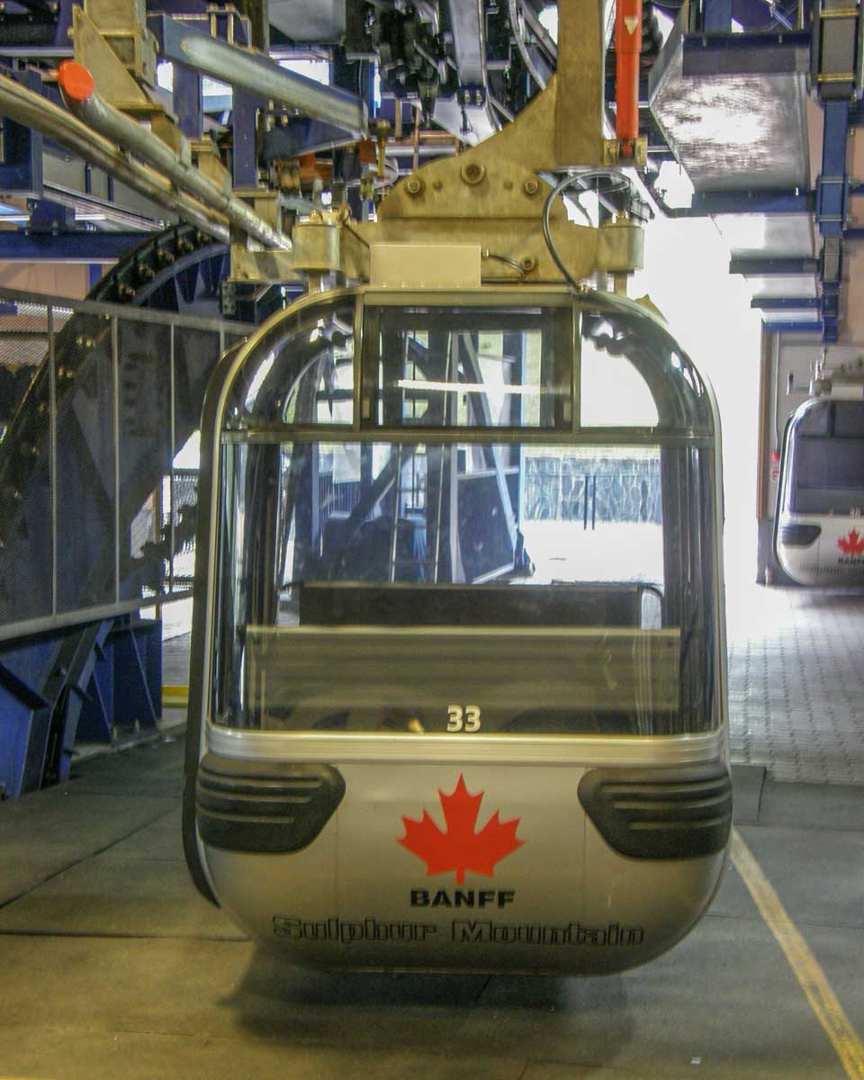 the gondola at banff gondola
