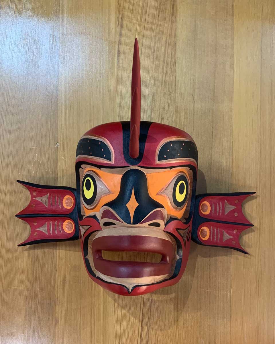 A mask at Wei Wai Kum House of Treasures