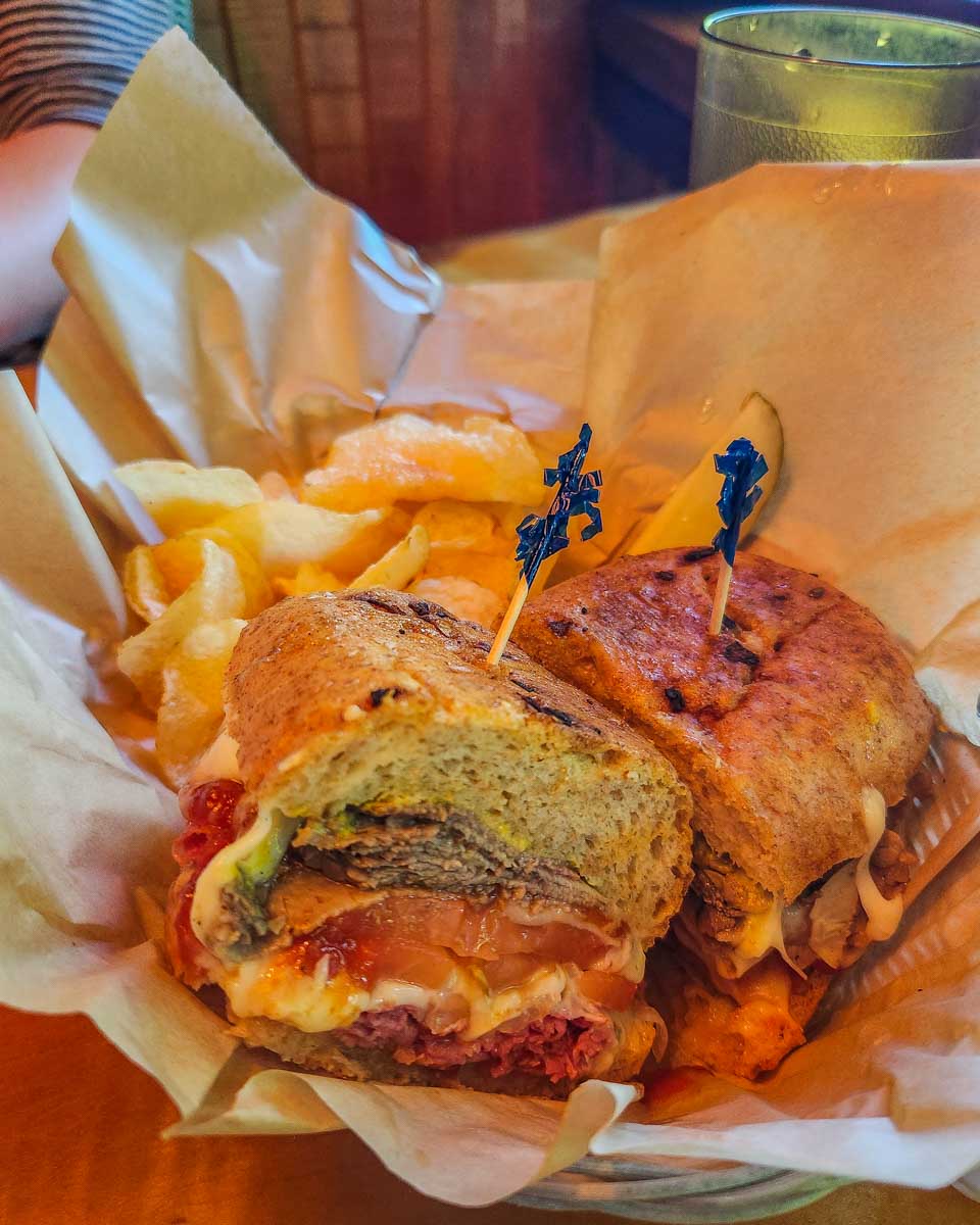 A sandwich at The Yellow Deli in Courtenay, BC