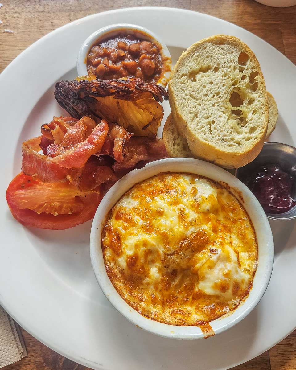 Breakfast at twisted for in Gastown, Vancouver