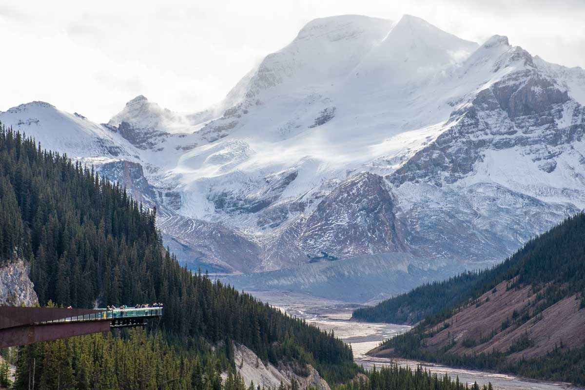 Columbia Icefield Skywalk in Banff National Park