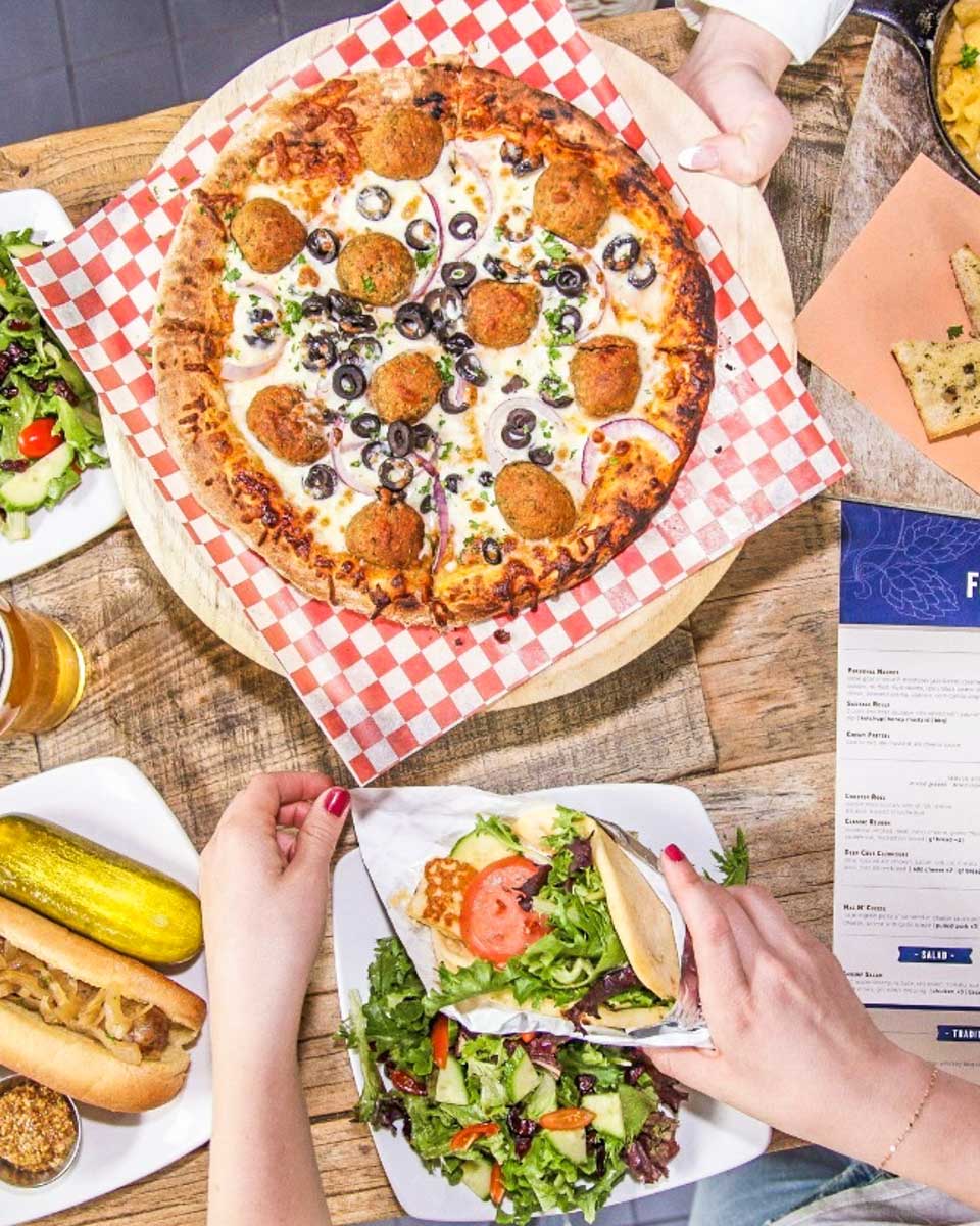 Food at Deep Cove Brewers and Distillers