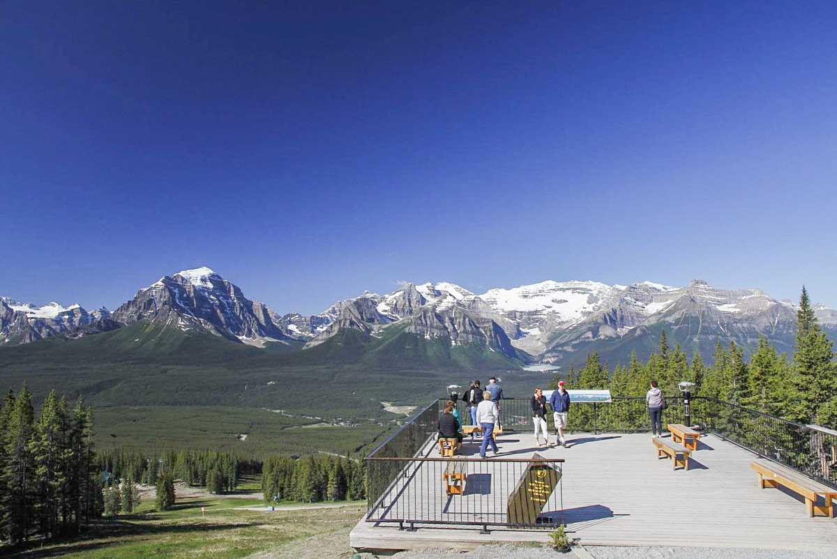 Lake Louise Summer gondola viewpoint