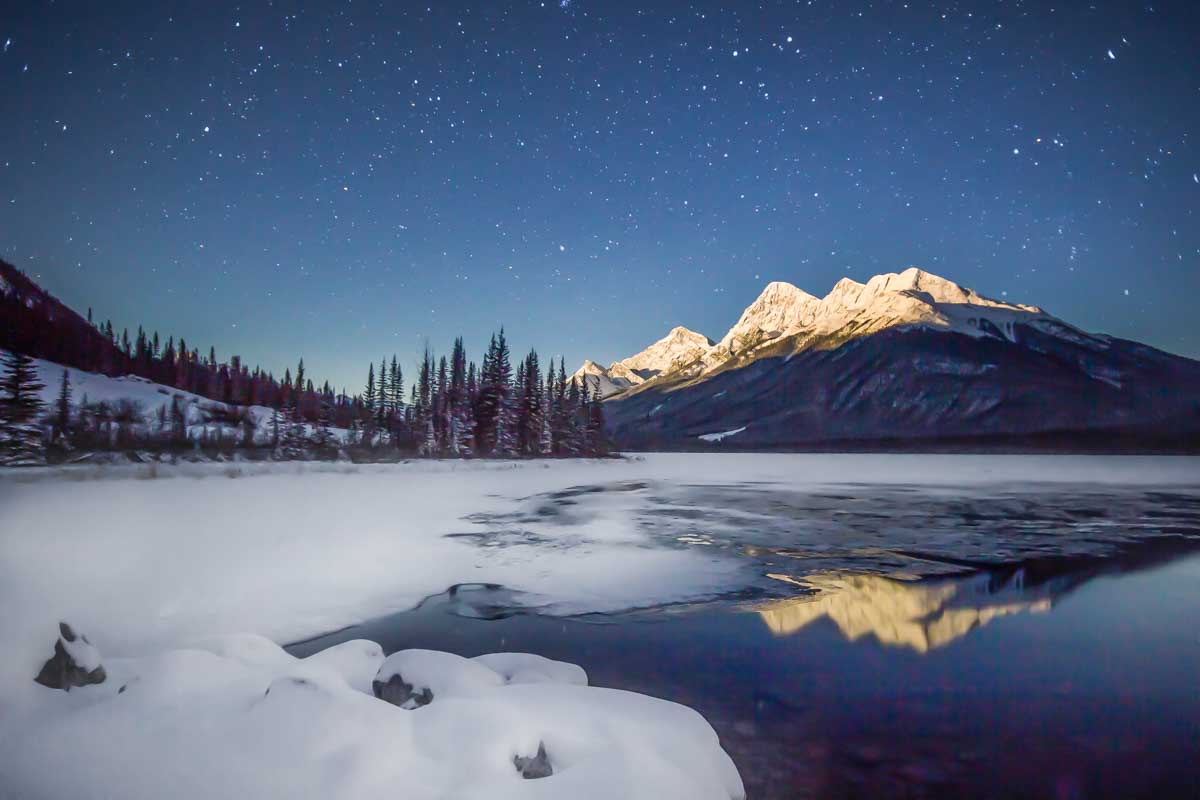 Stargazing in Banff National Park, Canada