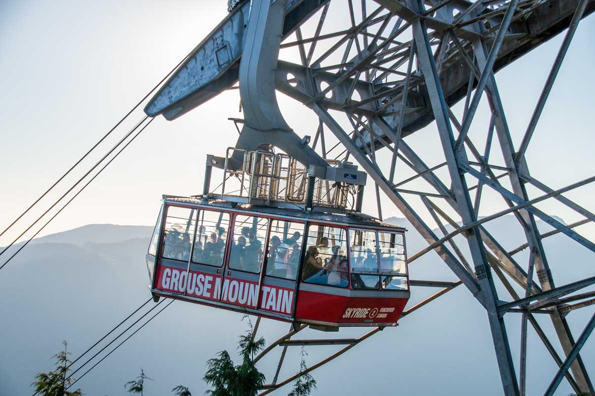 The Skyride on Grouse Mountain, Vancouver