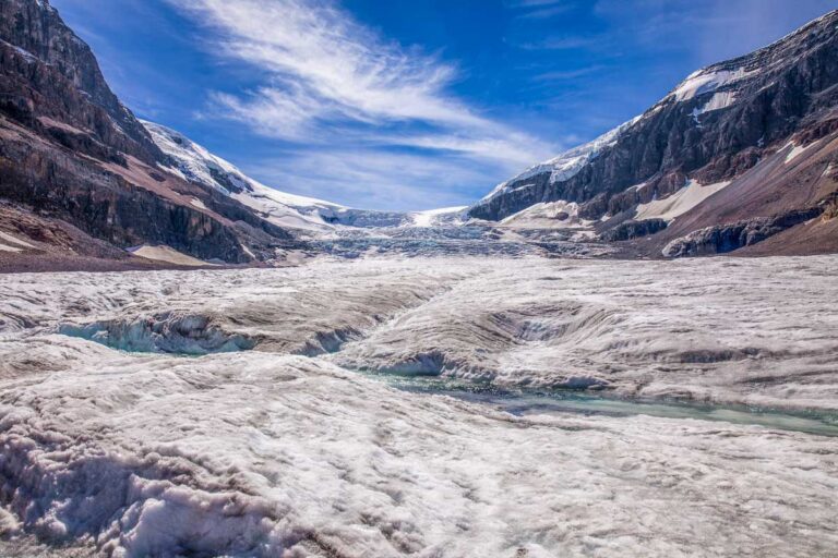 Athabasca Glacier on an Icewalking tour