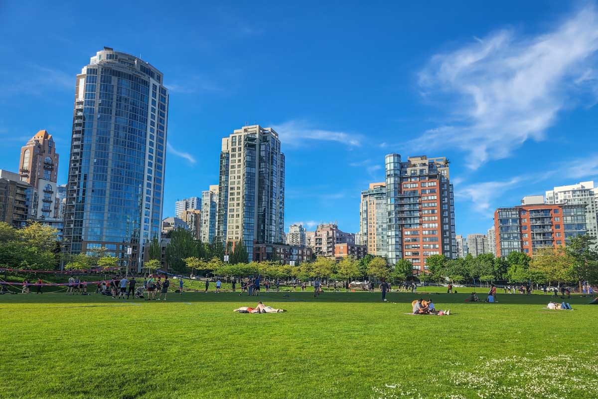 David Lam Park in Yaletown, Vancouver