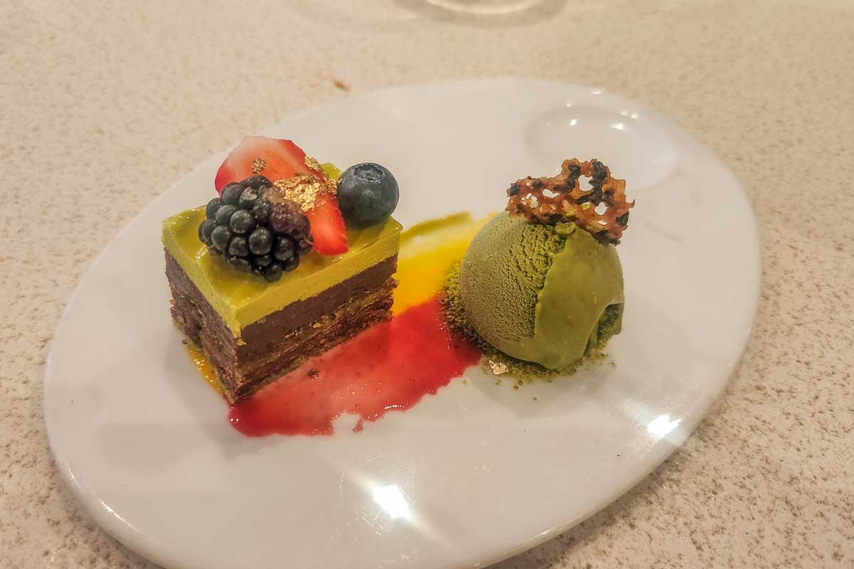 Dessert at Minami in Yaletown, Vancouver