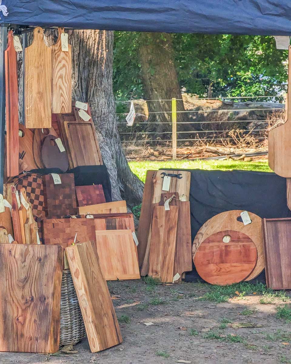 Display at the White Rock, BC farmers market