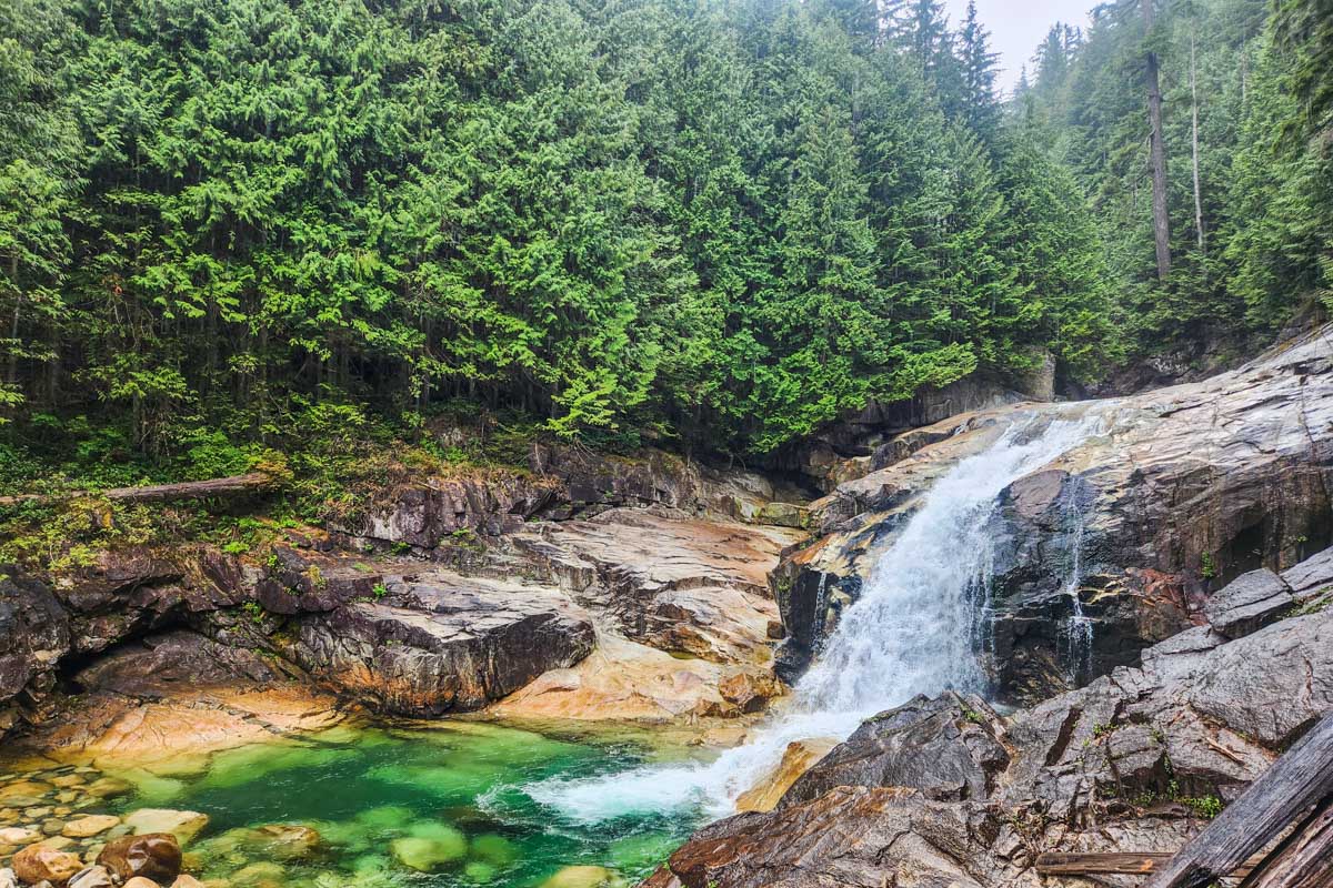 Gold Creek Falls at Alouette Lake