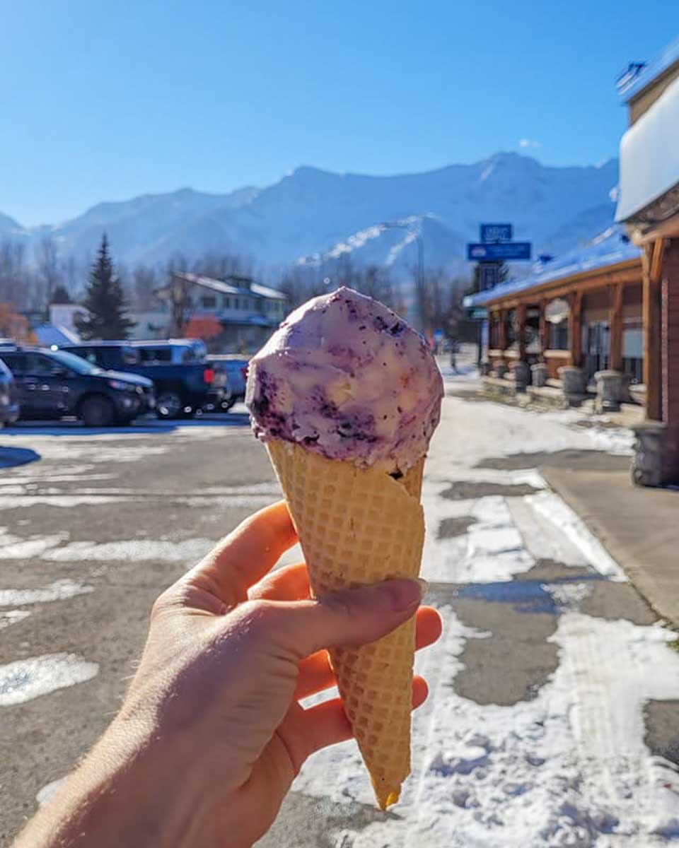 Happy Cow Fernie ice cream