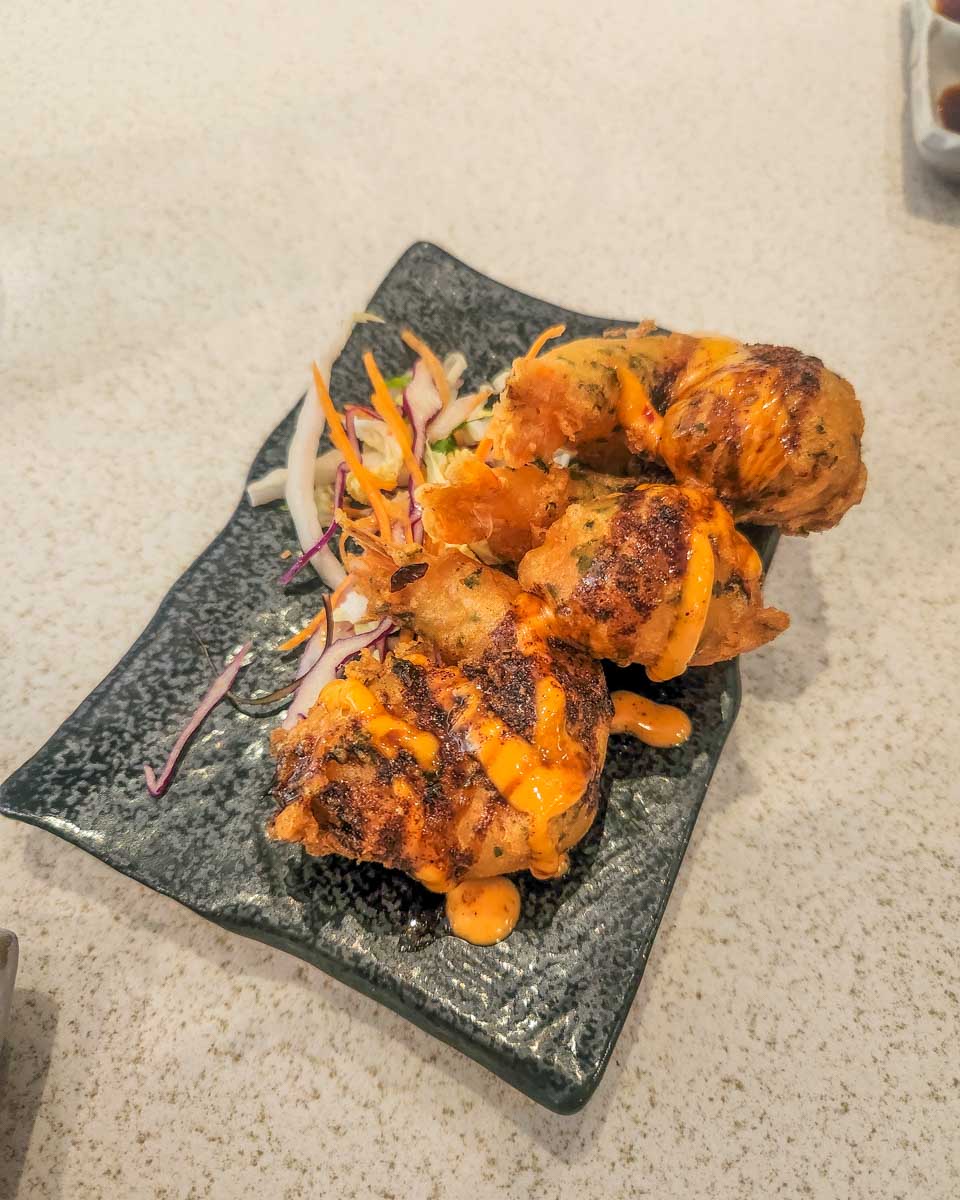 Prawns at Minami in Yaletown, Vancouver