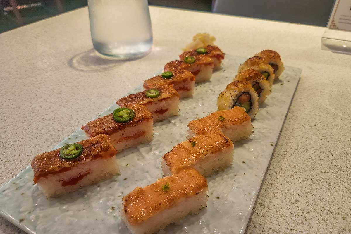 Sushi Minami in Yaleton, Vancouver on a food tour