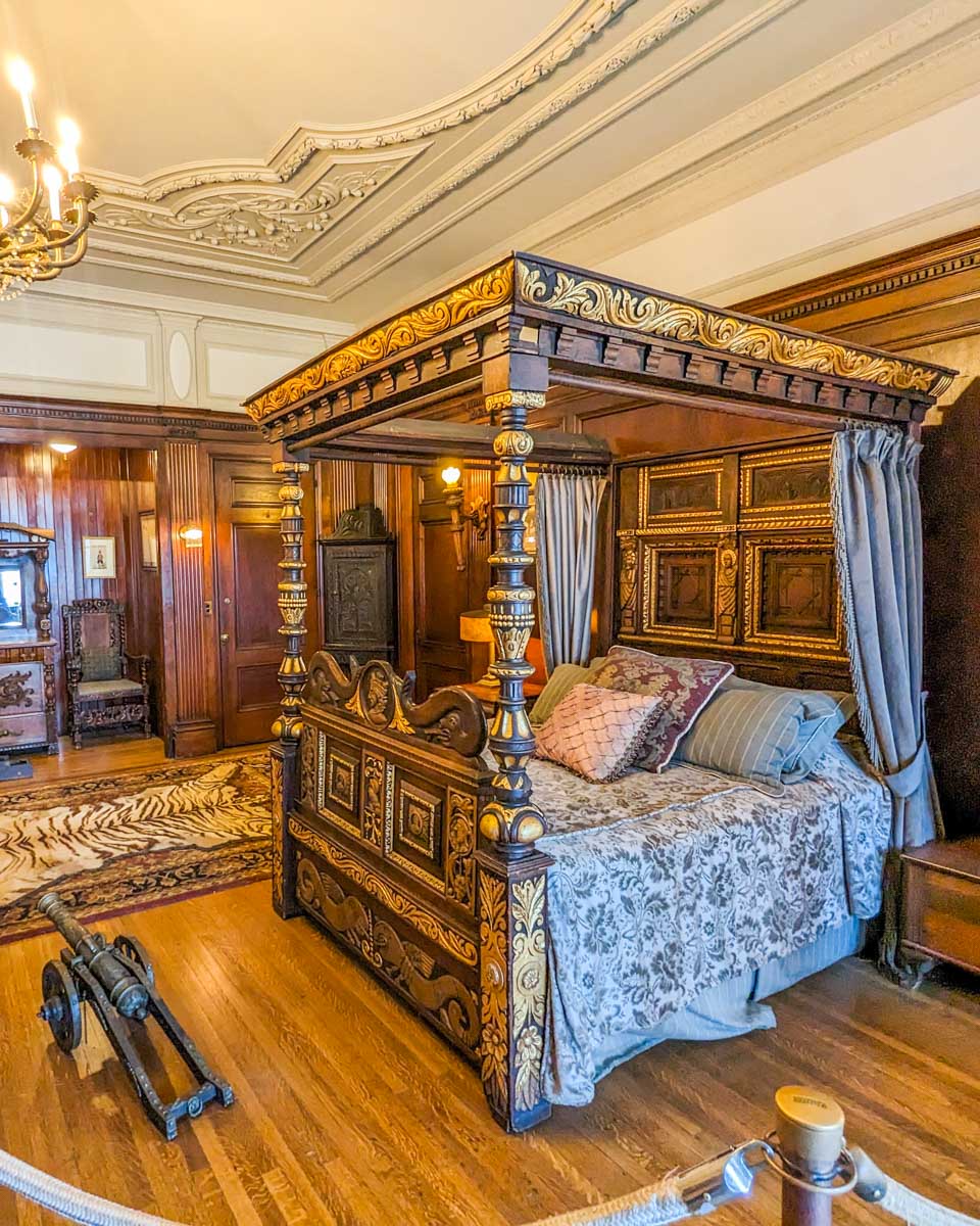 A bedroom at Casa Loma, Toronto