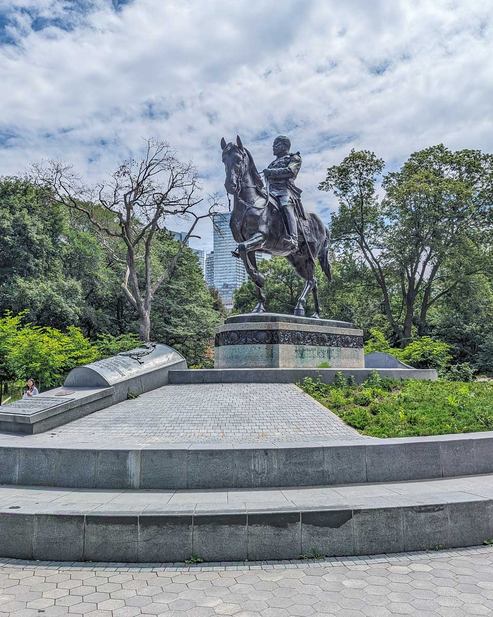 A statue in Queens Park, Toronto
