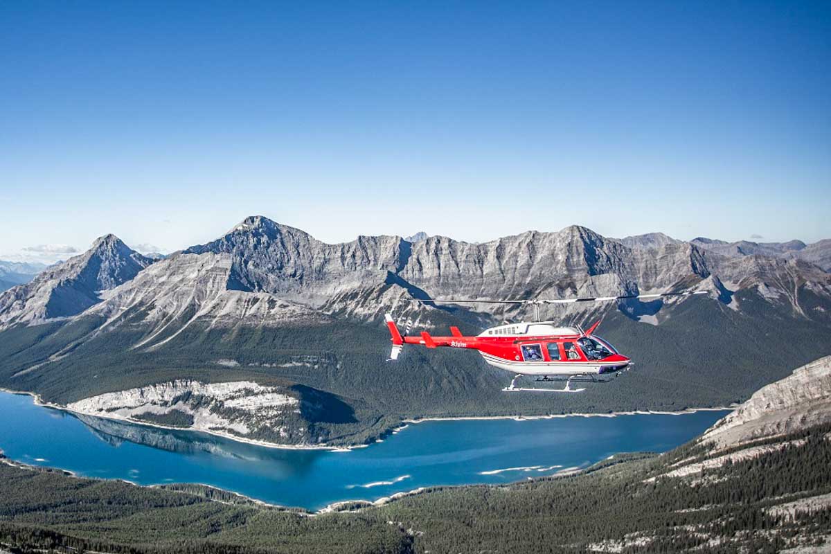 Alpine Helicopters Inc Canmore heli flight