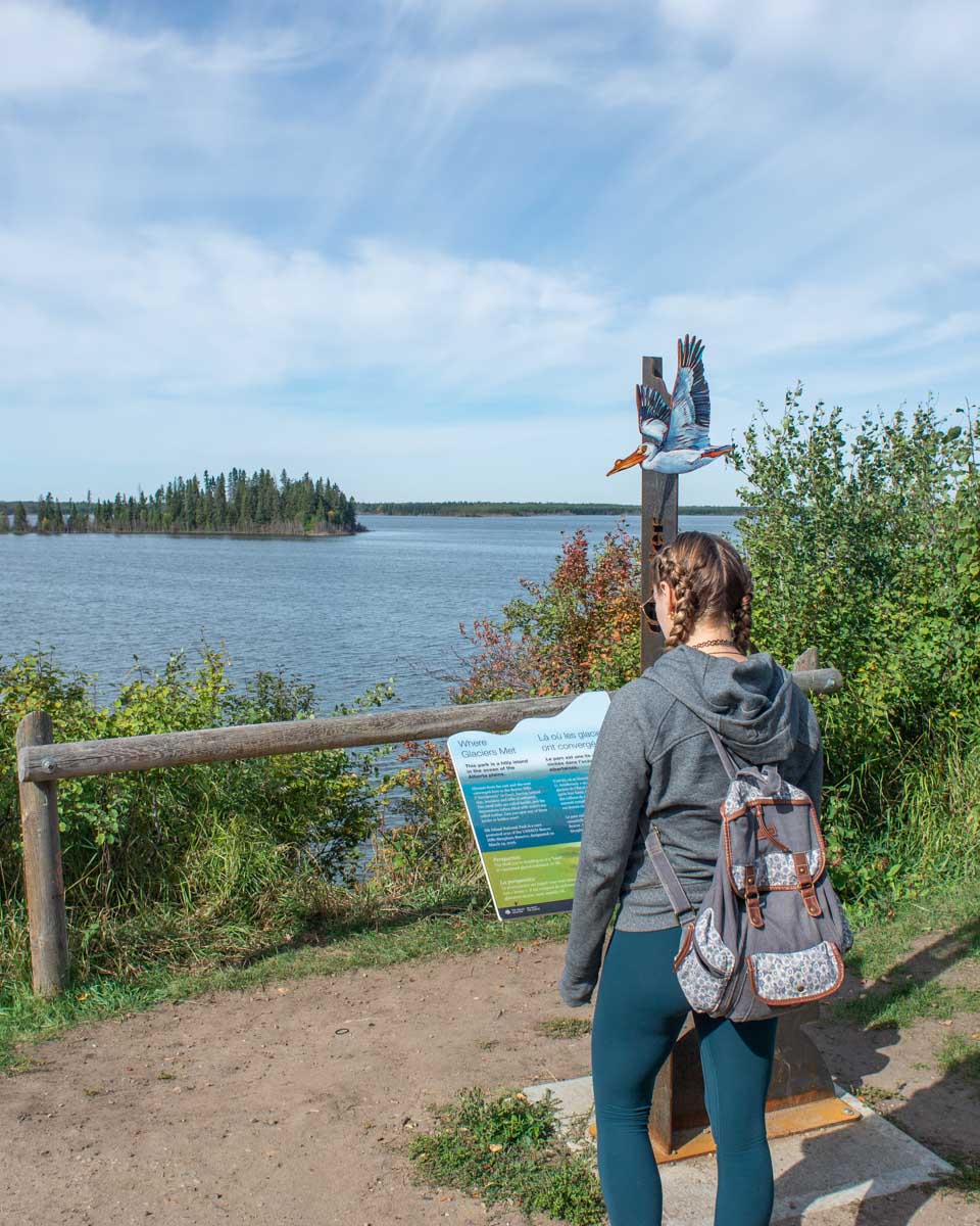 Bailey at Explore Elk Island National Park in Edmonton Alberta