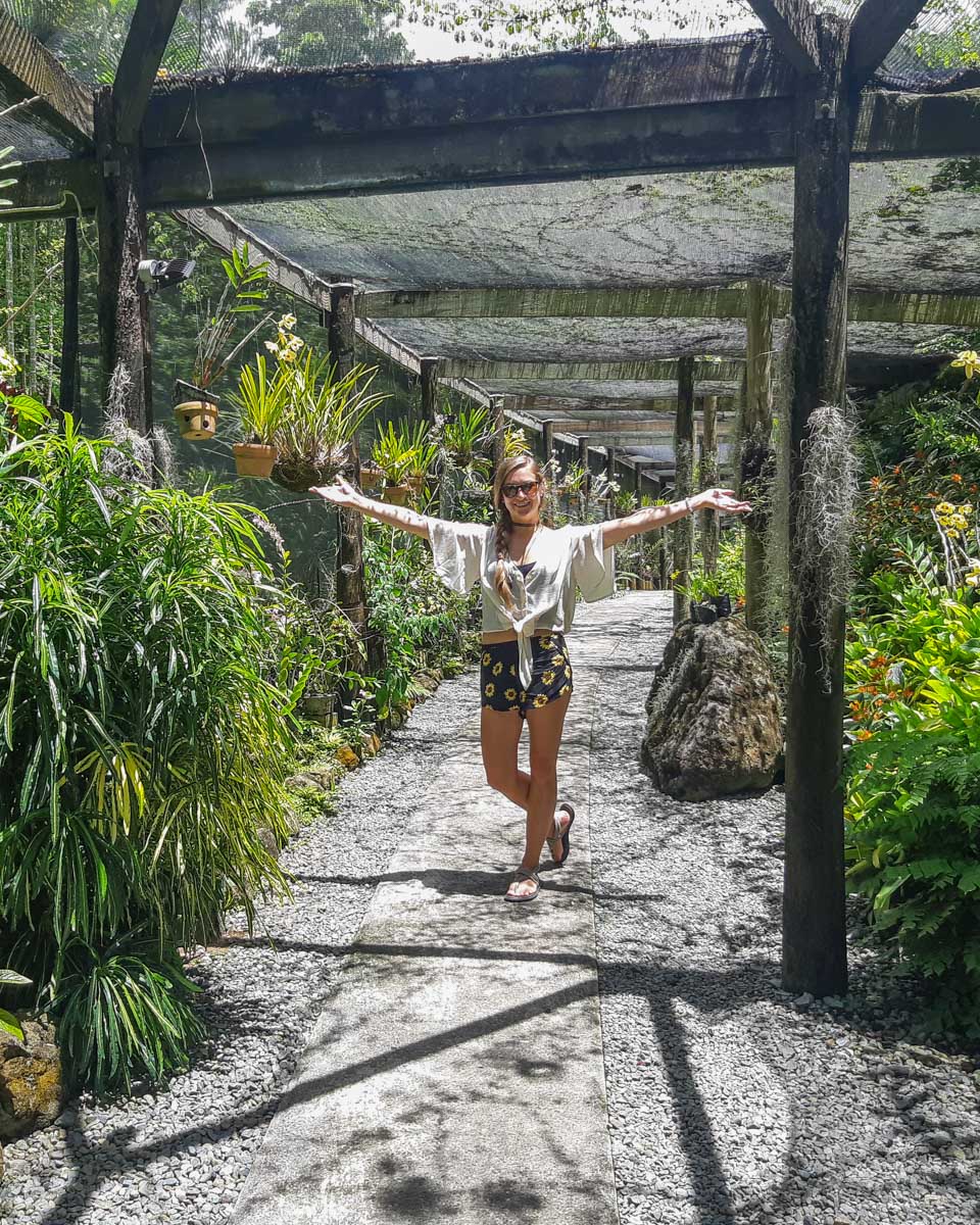 Bailey at the Garden of the Sleeping Giant in Fiji