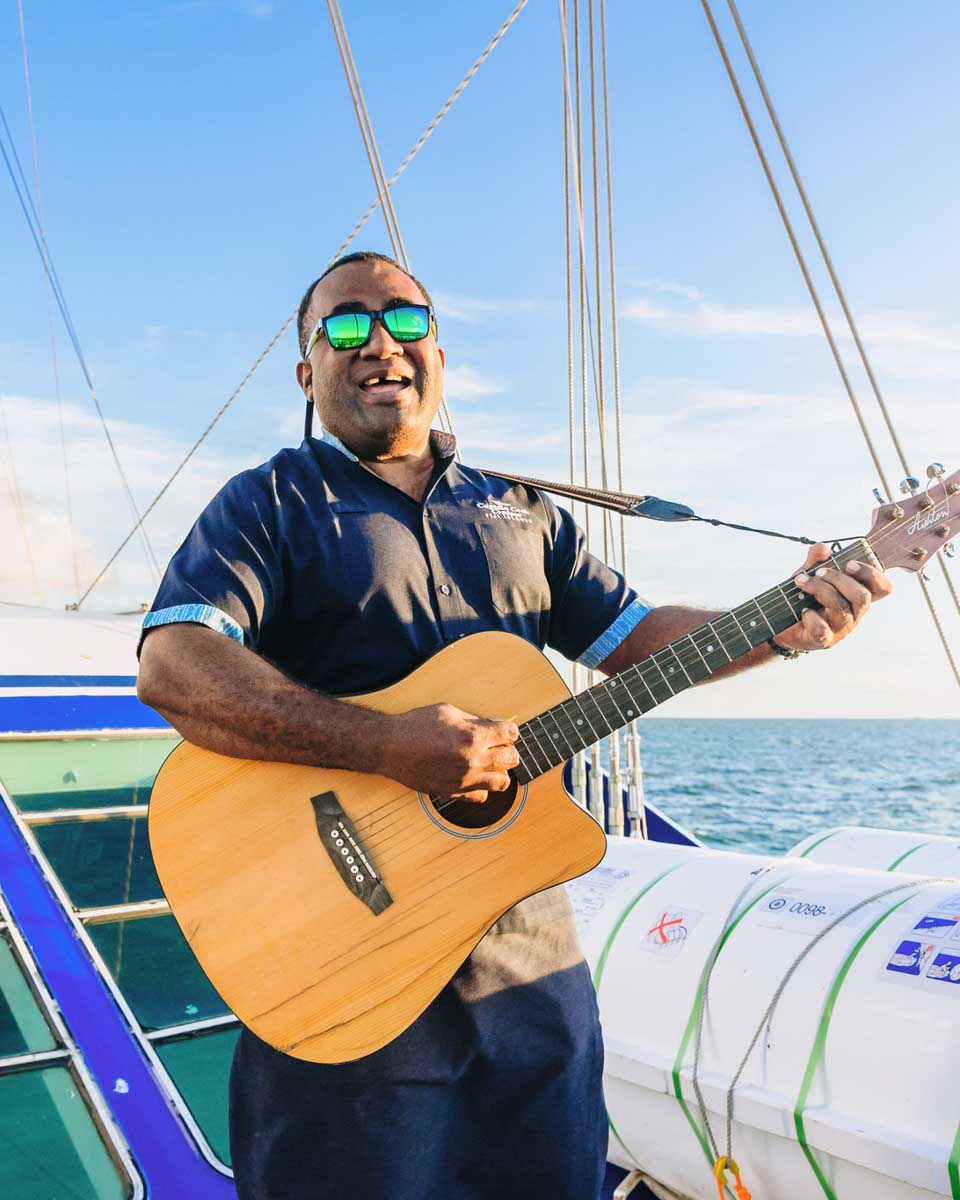 Captain Cook Cruises Fiji Music on a cruise