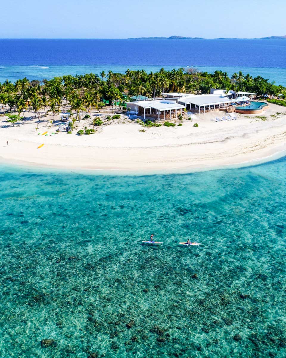 Malamala Beach Club Fiji from above