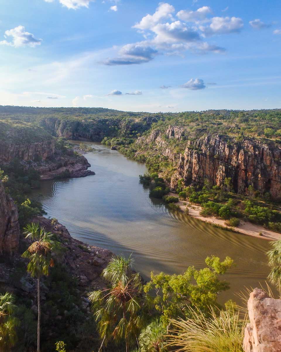Scenic view over Katherine in the Northern Territory of Australia