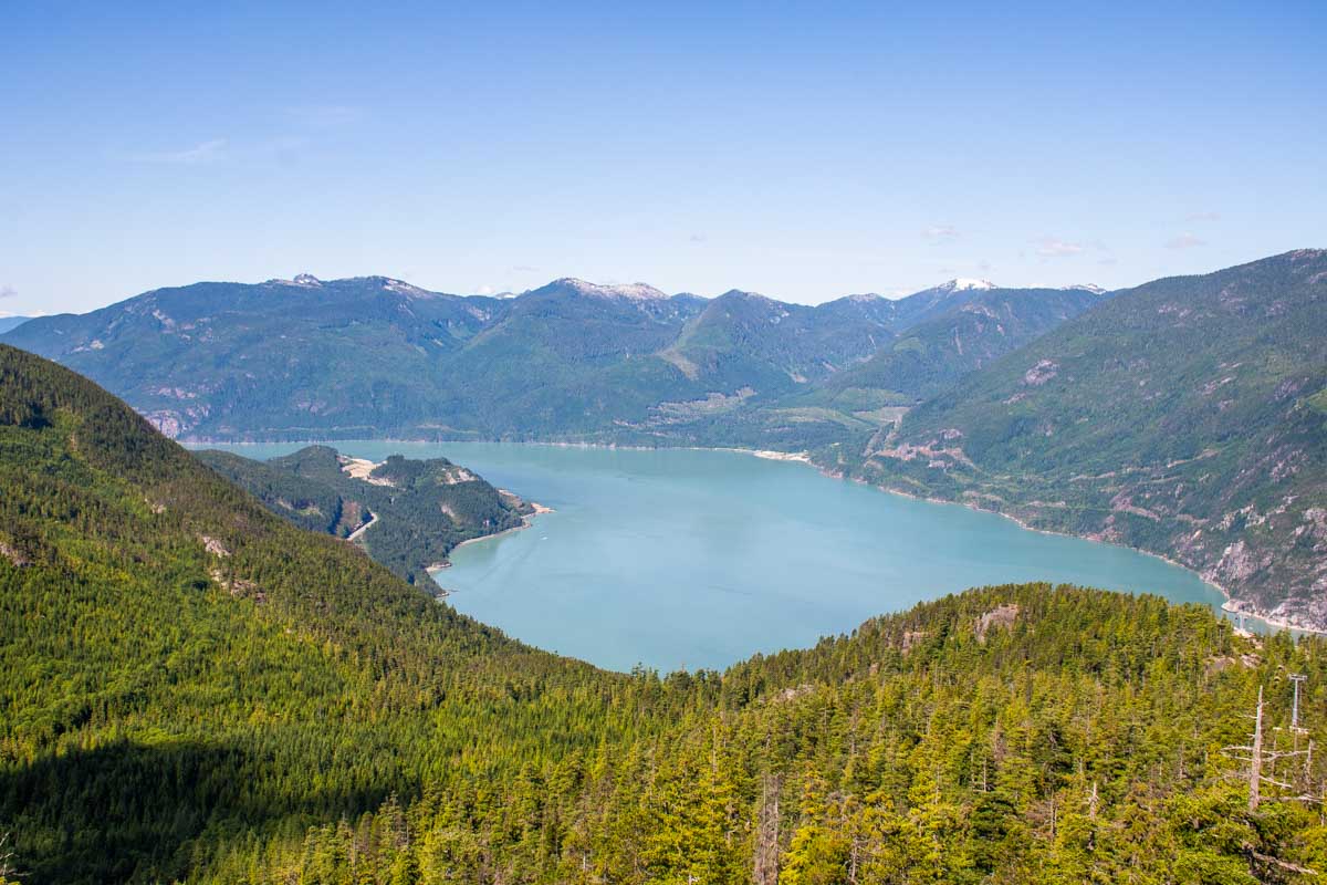 Sea to Sky Gondola view of Howe Sound