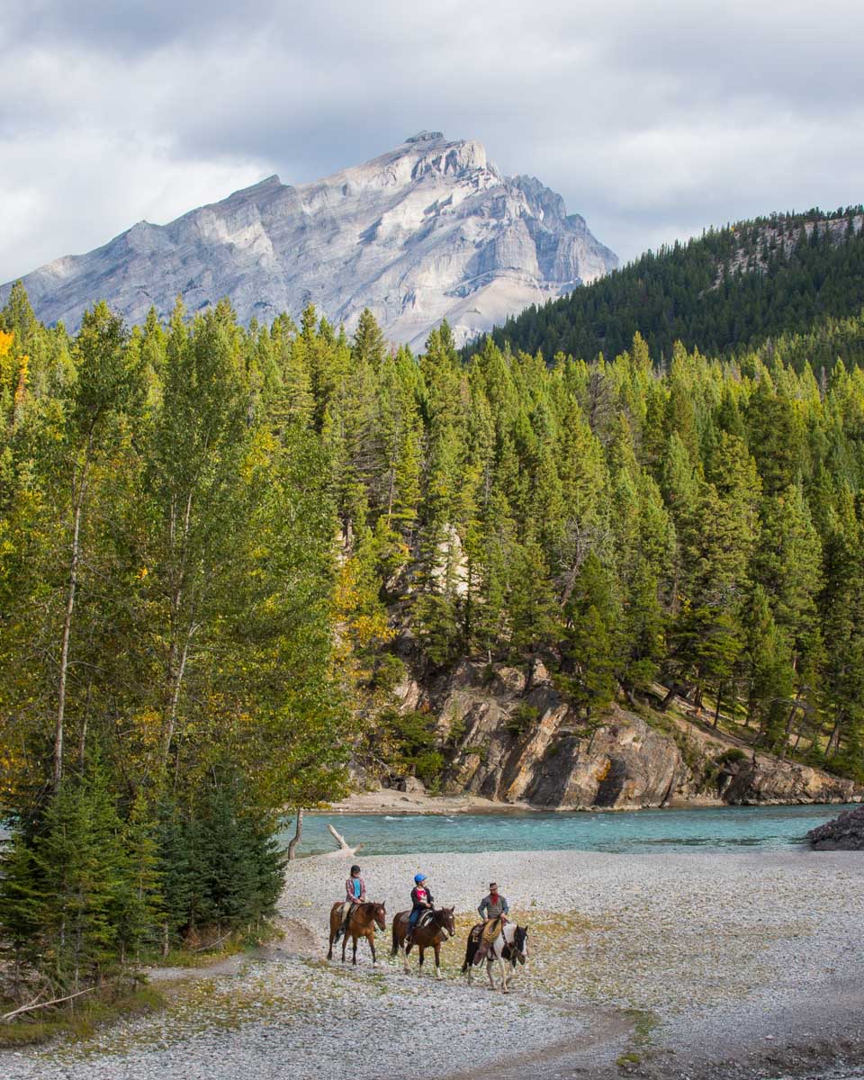 Horseback riding in Banff with Banff Trail Riders