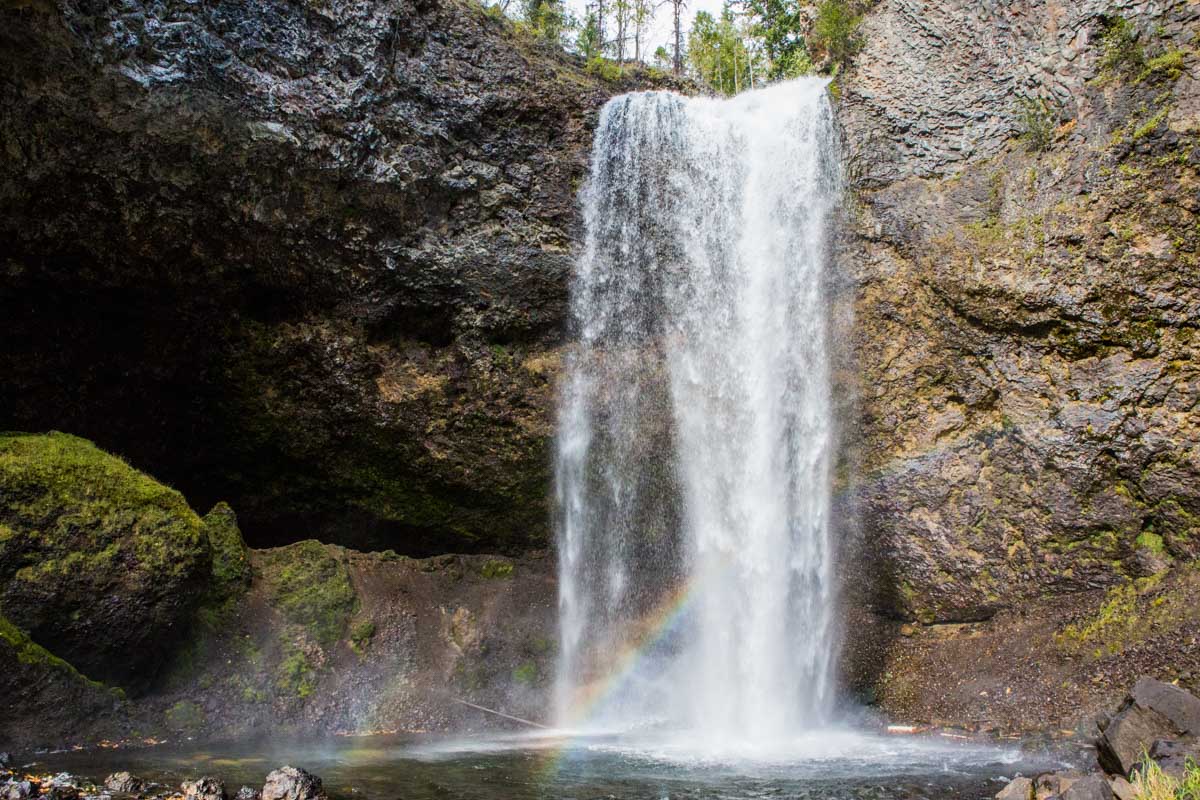 Moul Falls in Wells Gray Provincial Park