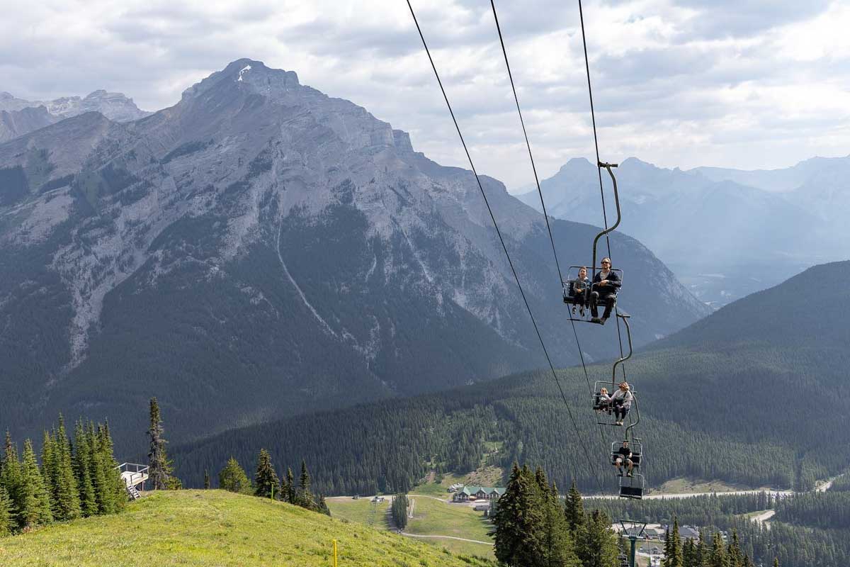 Mt Norquay Chairlift summer