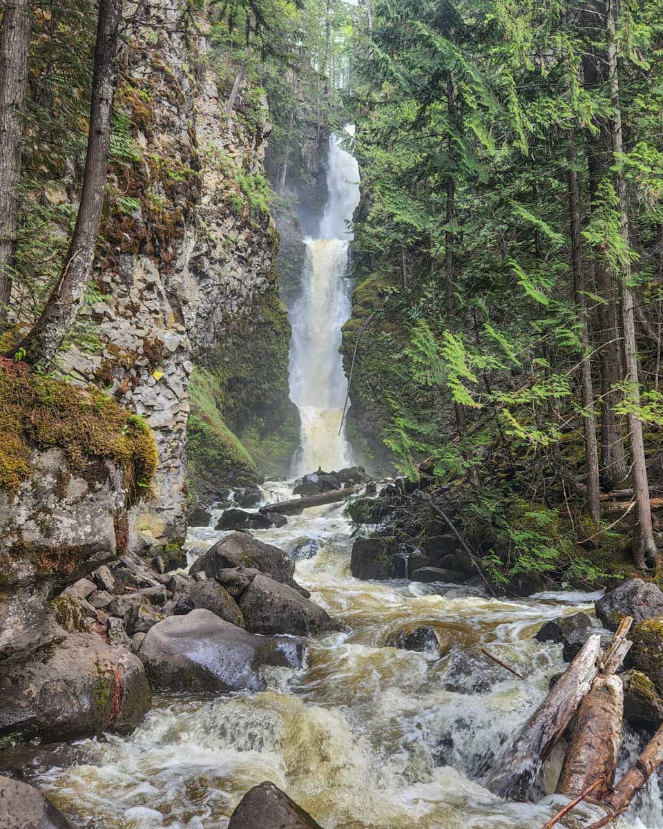 Triple Decker Falls in Wells Gray