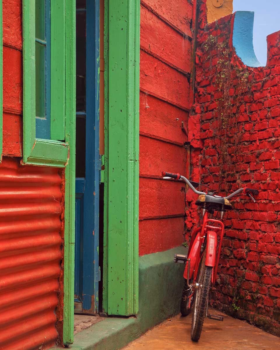 A bike on the streets of Buenos Aires, Argentina