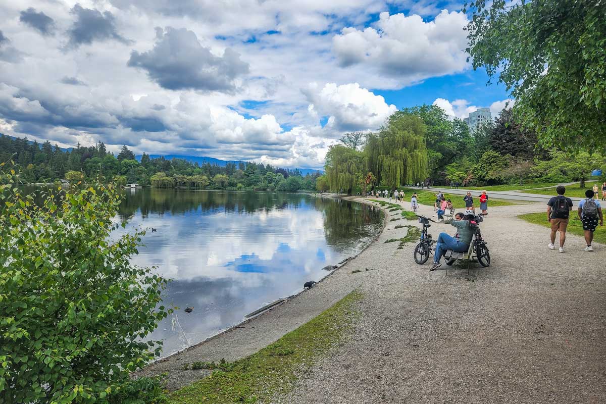 Beaver Lake in Stanley Park, Canada