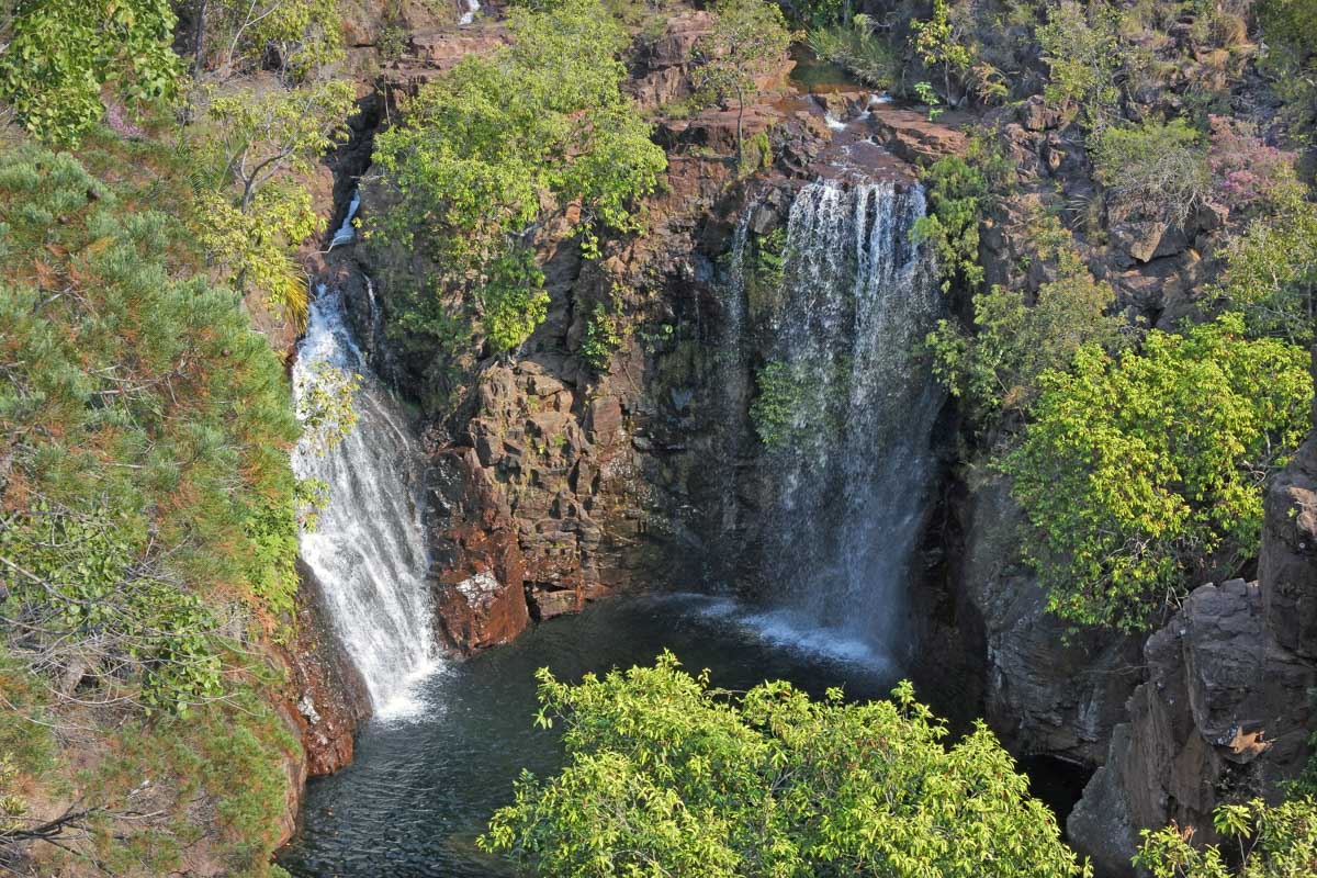 Birds eye view of Florence Falls  