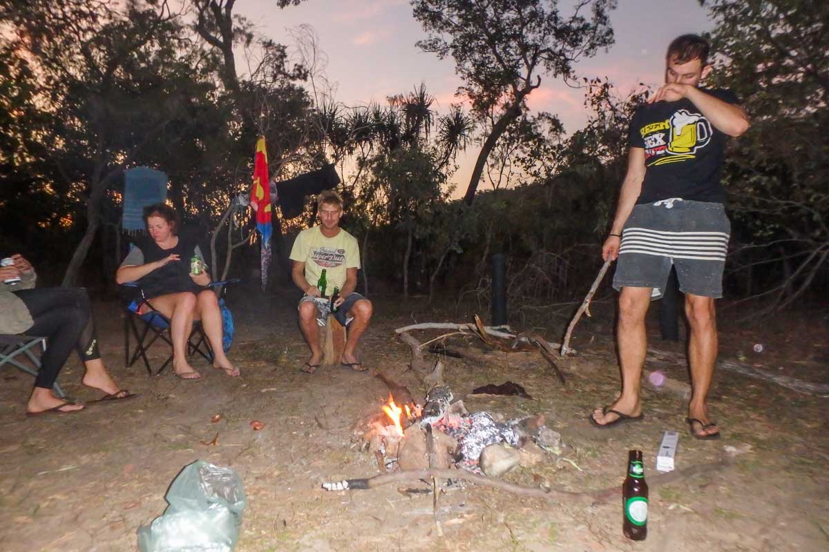 Camping at Wangi Falls Camping Area  