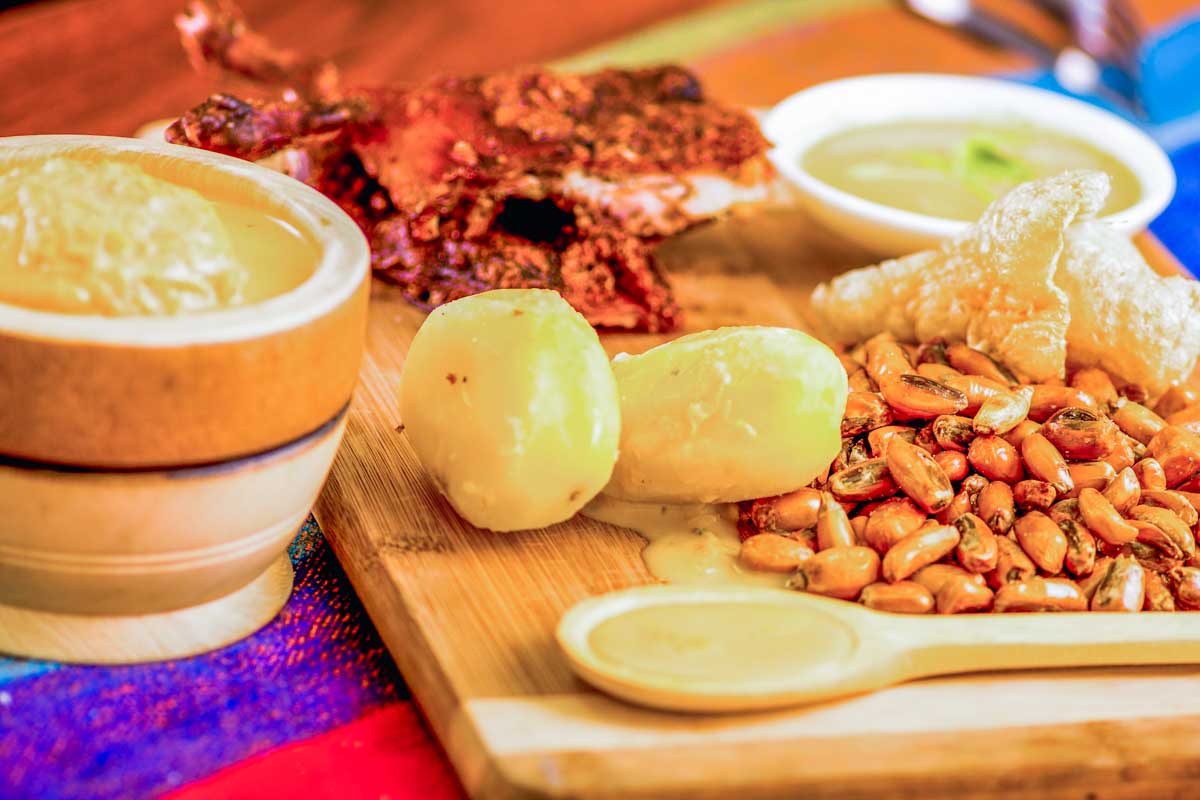 Enjoying a cooking class in La Paz, Bolivia