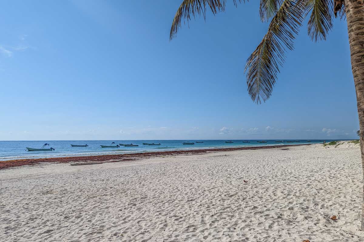 Playa Santa Fe near the Tulum Ruins'