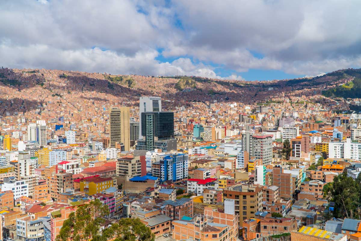 Sopocachi in La Paz, Bolivia