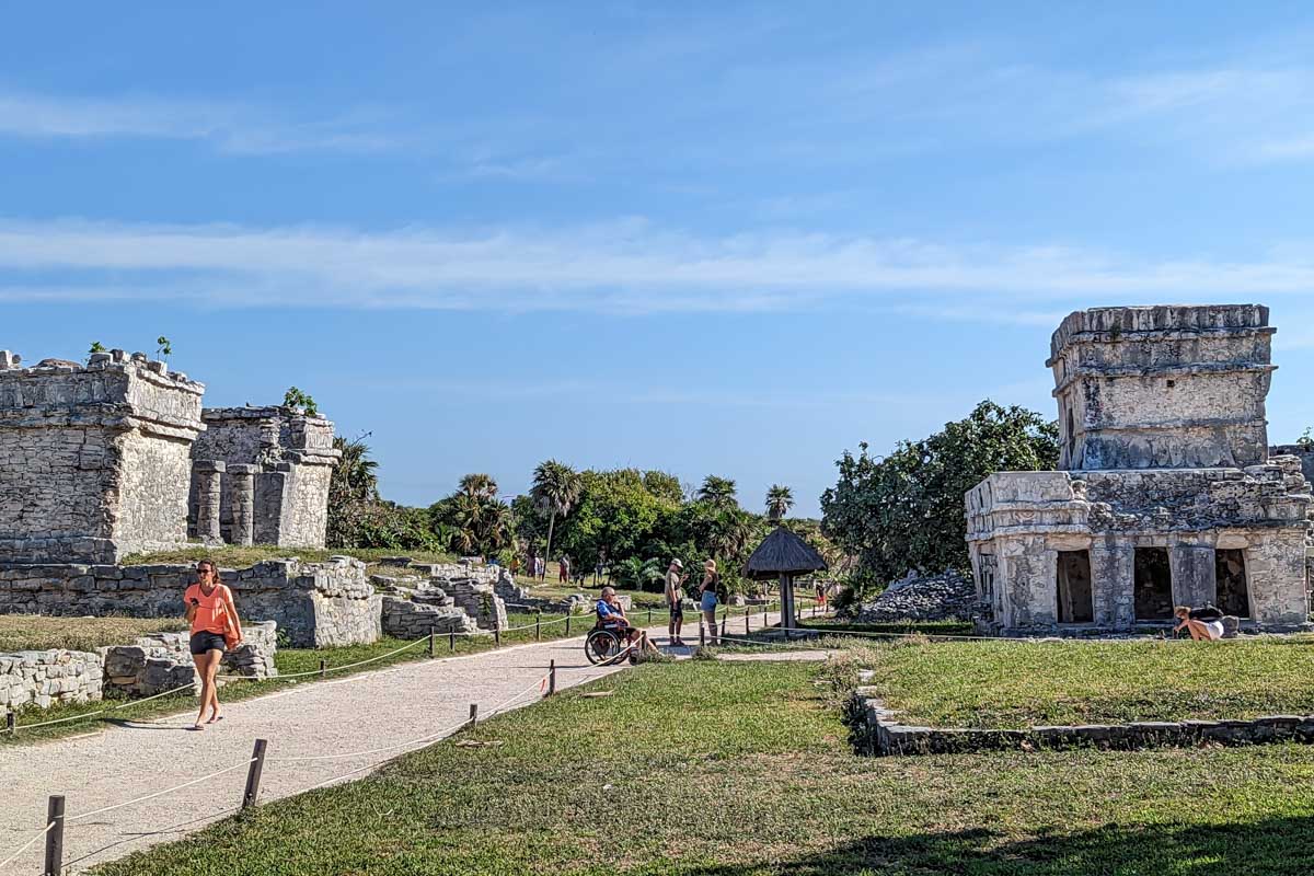 Temple Of The Frescoes at the Tulum Ruins