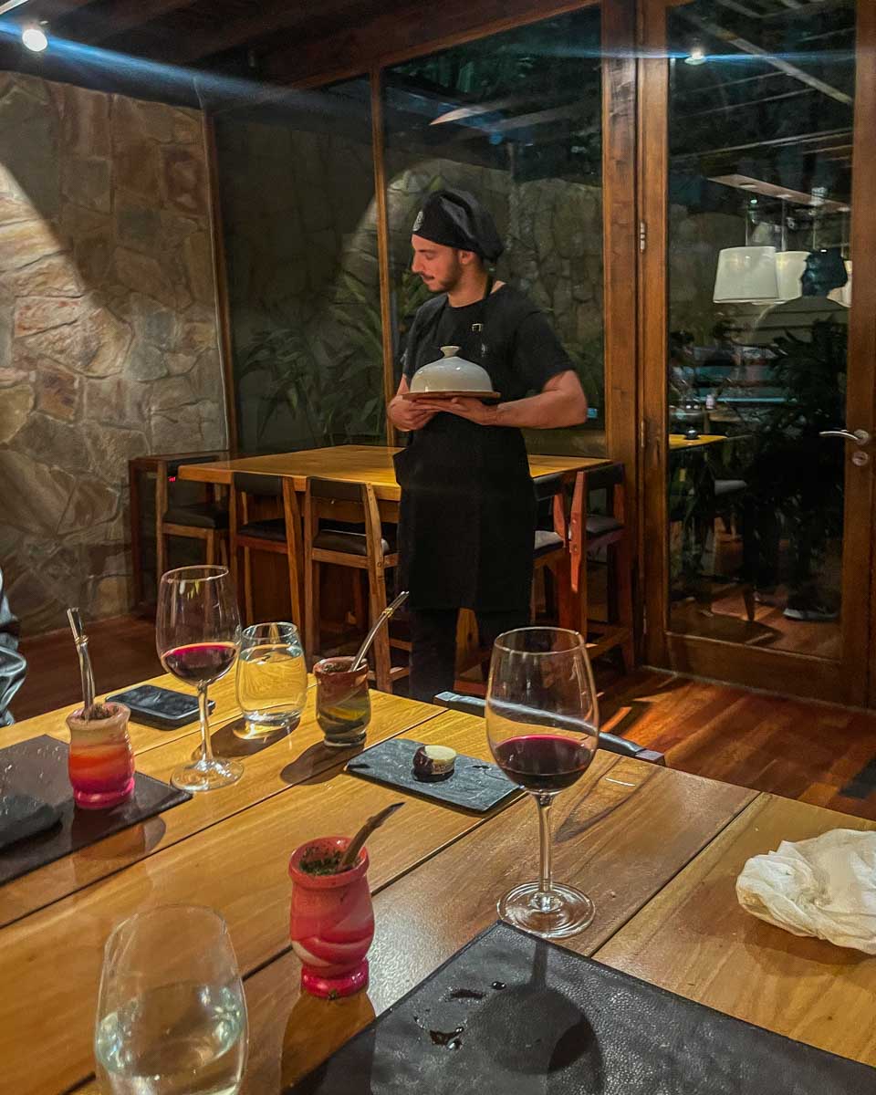 The guide at the Argentine Experience in Buenos Aires