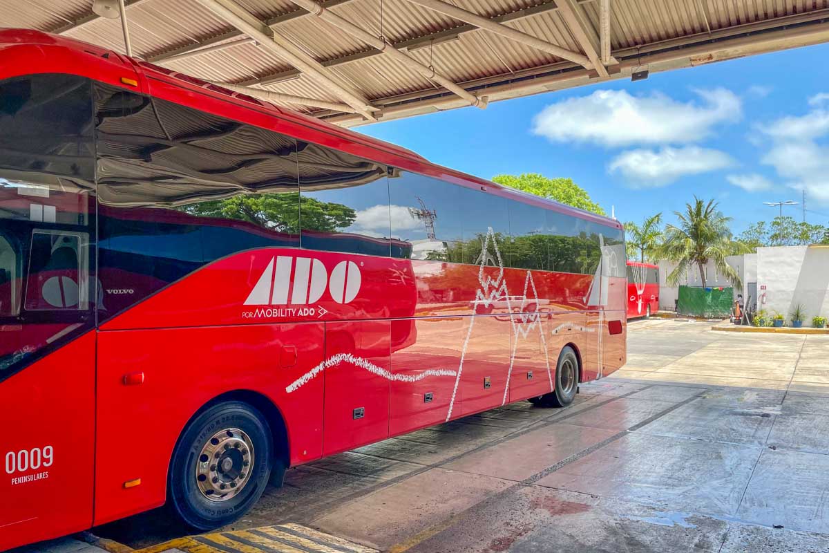 ADO Bus in Cancun