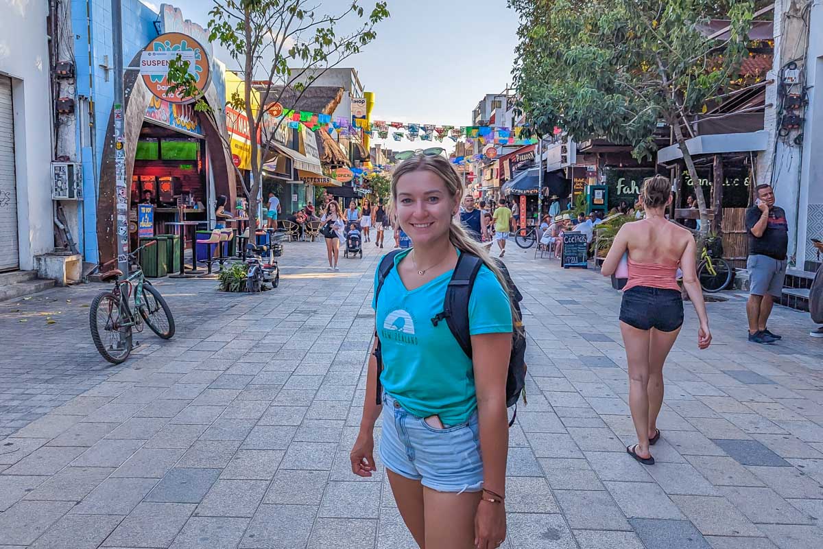 Bailey of 5th avenue in Playa del Carmen, Mexico'