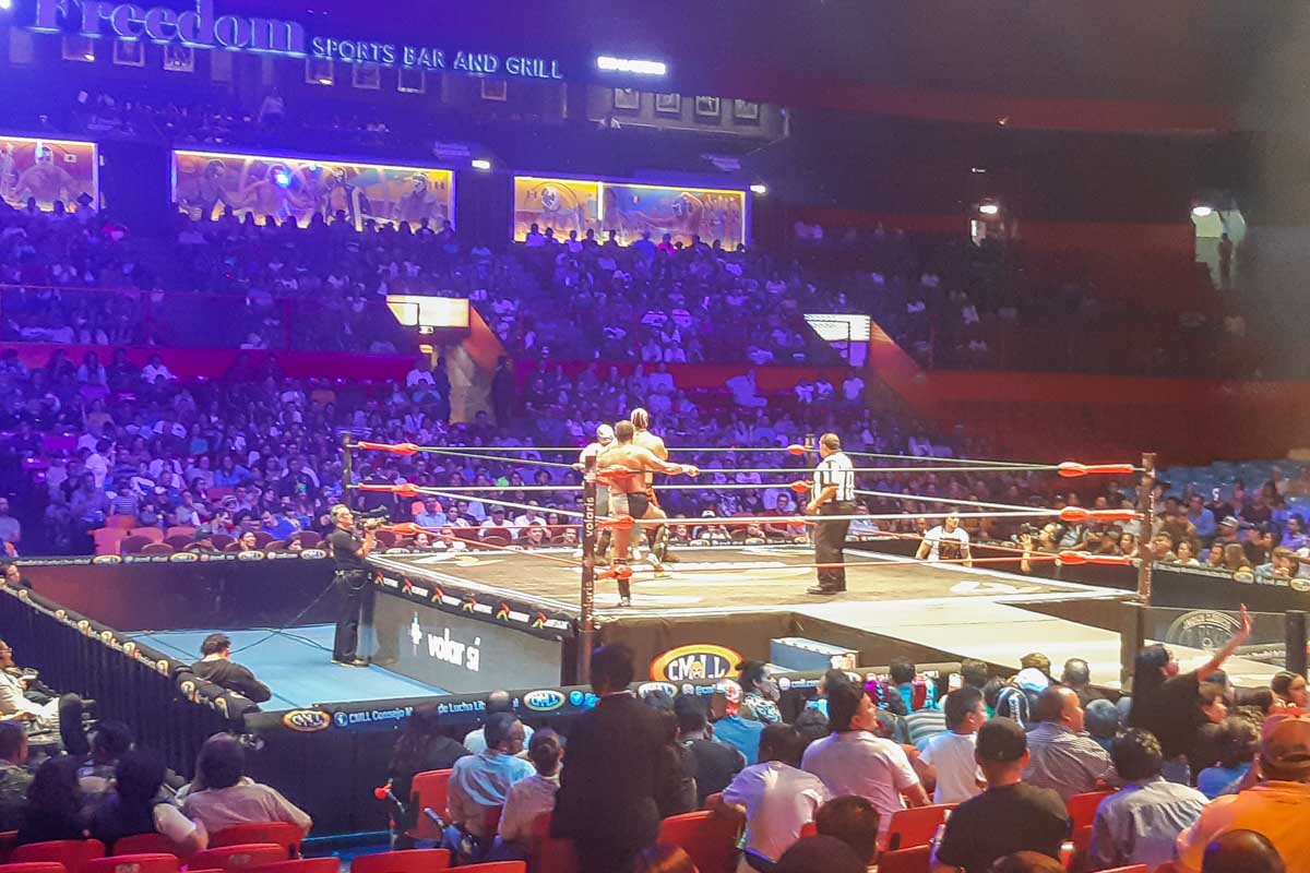 Lucha Libre fighters in mexico City