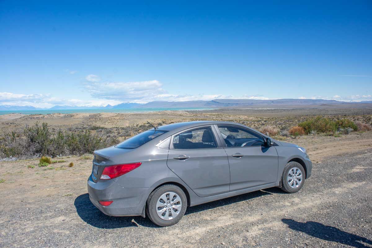 Our rental car in Argentina