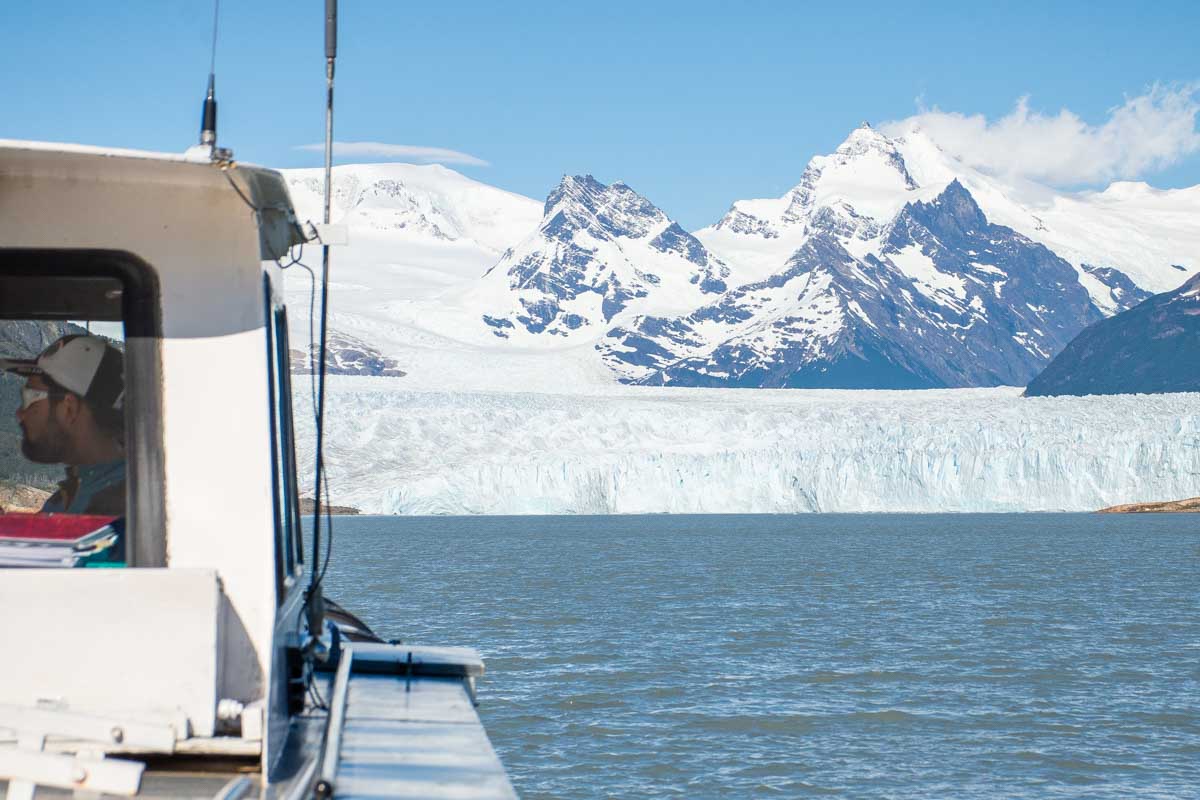 Perito Moreno Glacier as seen from the water