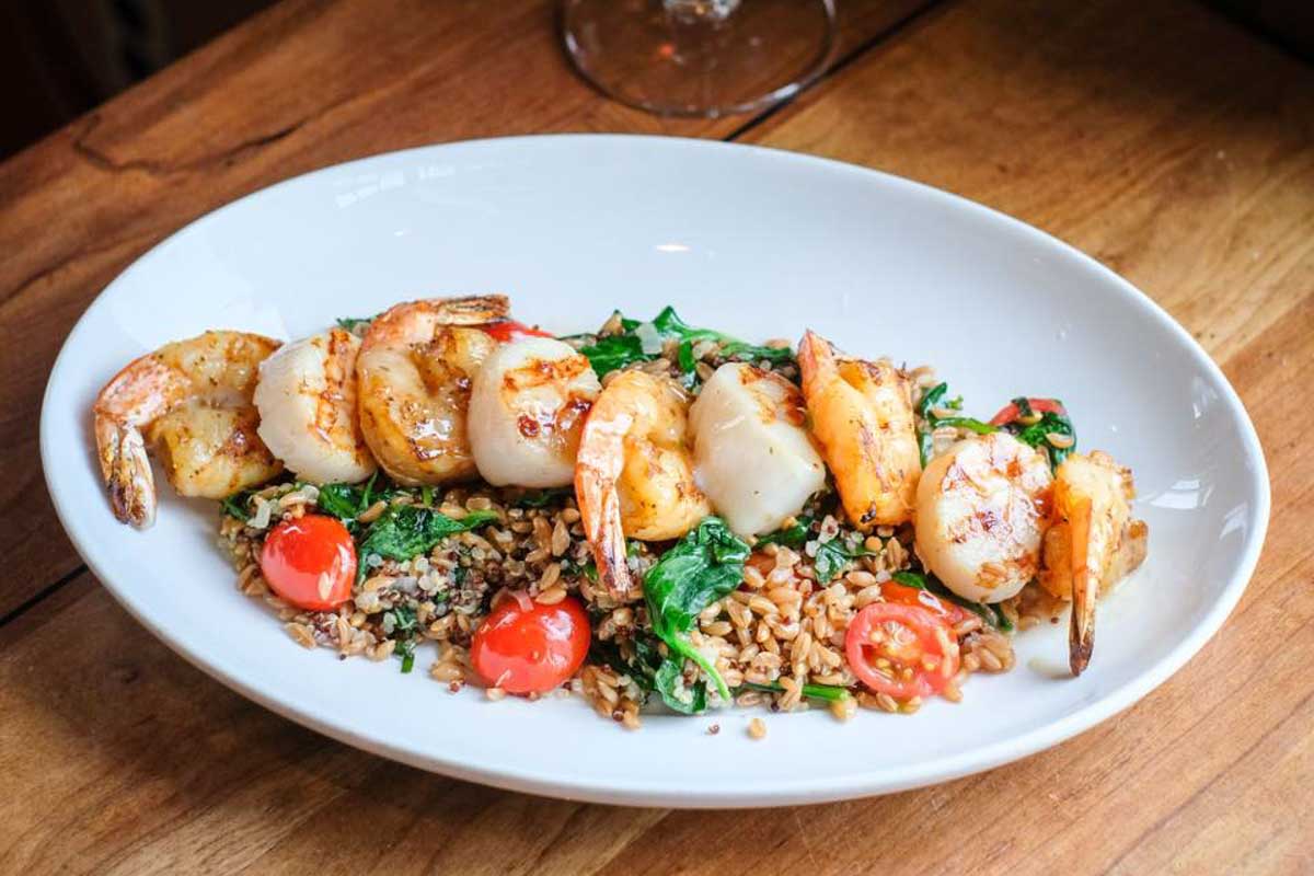 Prawns from Cardero's in Caol Harbour, Vancouver