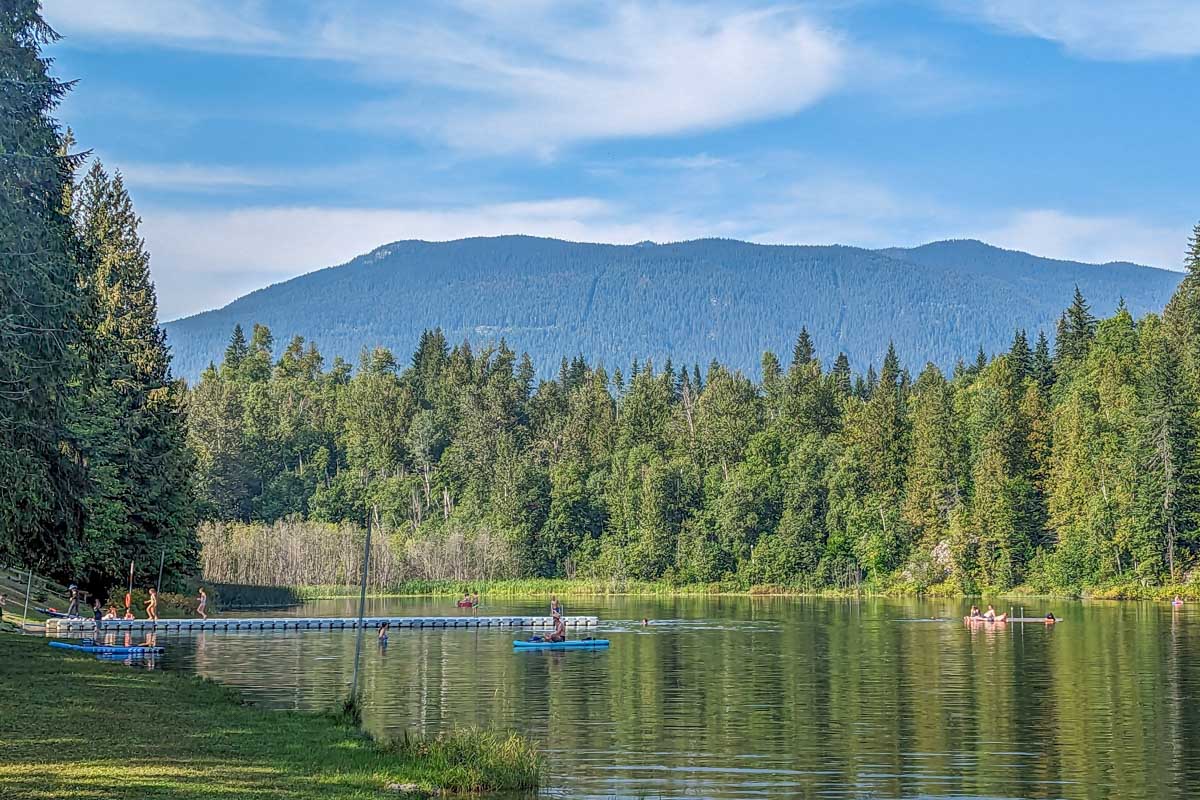 Williamson Lake in Revelstoke, BC